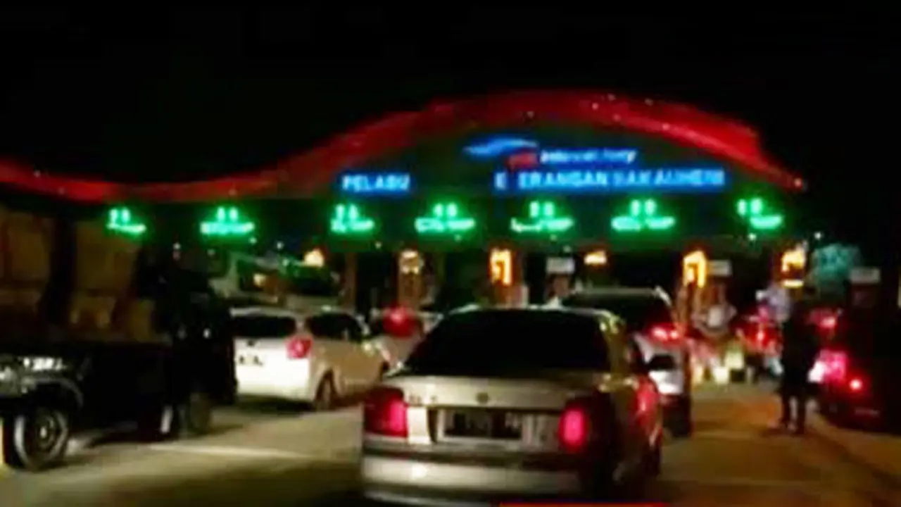 Antrean Kendaraan di Pelabuhan Bakauheni