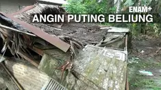 Angin puting beliung melanda Kabupaten Deli Serang Sumatera Utara, ratusan rumah dan sawah rusak berat. Ratusan warga kehilangan tempat tinggal.