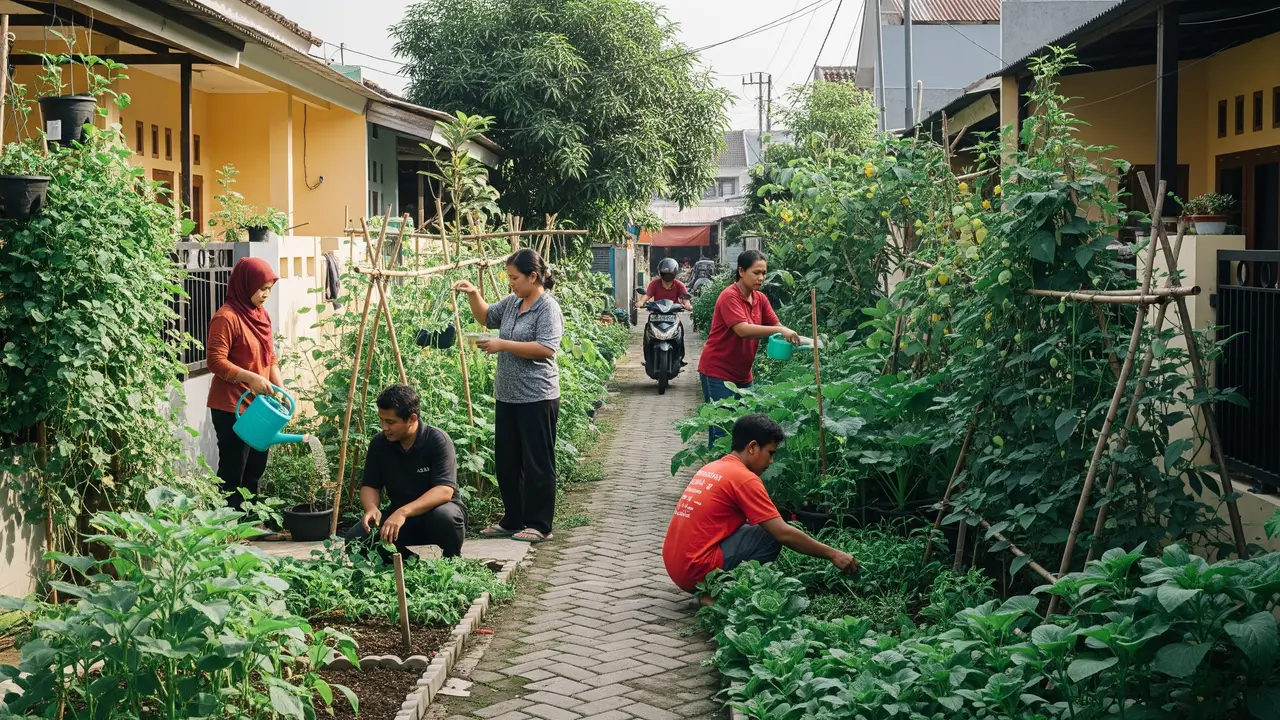 Cara Bikin Community Garden di Gang Sempit