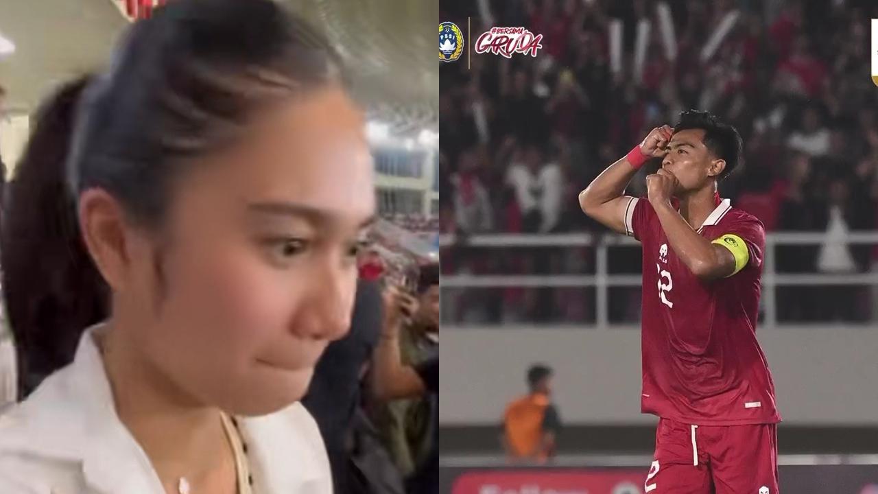 Pratama Arhan Selebrasi Gol untuk Azizah Salsha