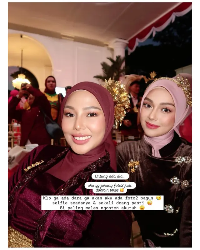 Tampil berhijab dan pakai kebaya di HUT RI ke-80, 6 potret Celine Evangelista yang anggun dan manis
