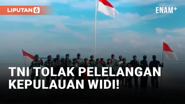 TNI AD Kibarkan Bendera Merah Putih untuk Tolak Pelelangan Kepulauan Widi