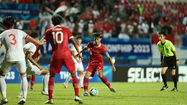 Foto: Semangat Pemain Timnas Indonesia U-23 di Final Piala AFF U-23 2023
