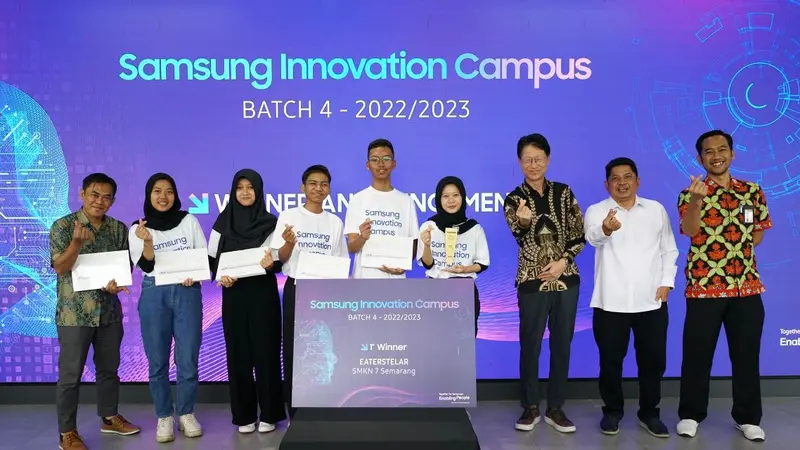 Babak puncak program pendidikan Samsung Innovation Campus (SIC) Batch 4. (Liputan6.com/ ist)
