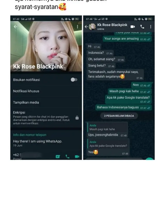 10 Chat Kocak saat Tipu Fans K-Pop Cilik, Polos Banget