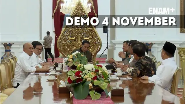 ENAM PLUS: Presiden Jokowi Kecam Aktor Politik di Balik Kerusuhan Demo 4 November