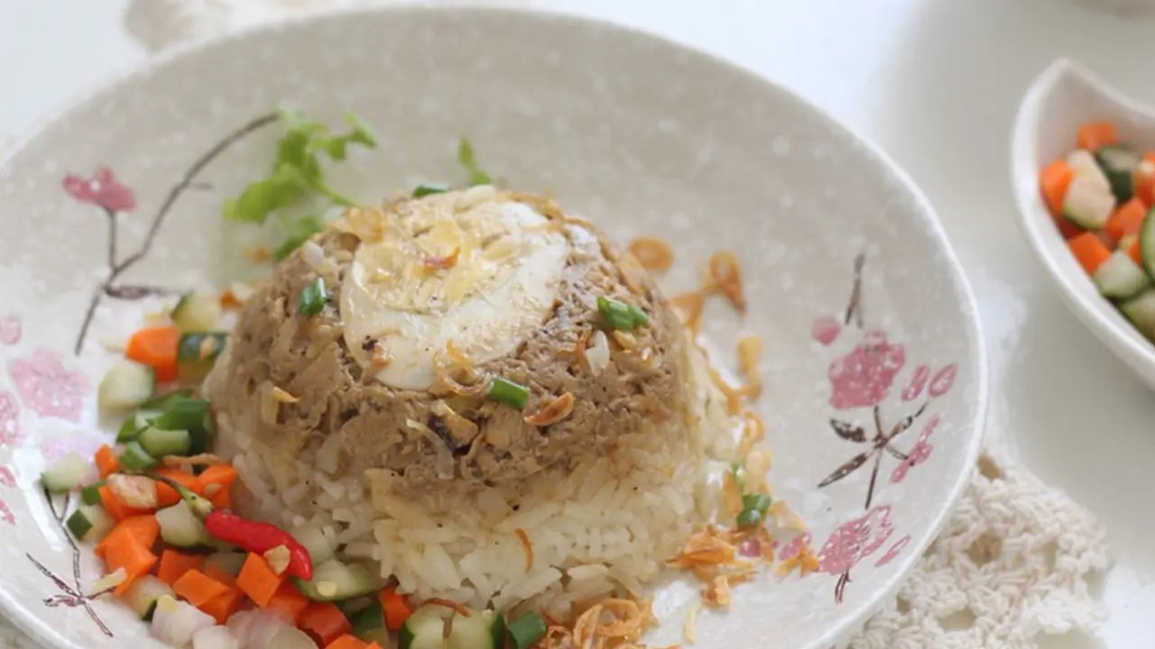 nasi tim ayam