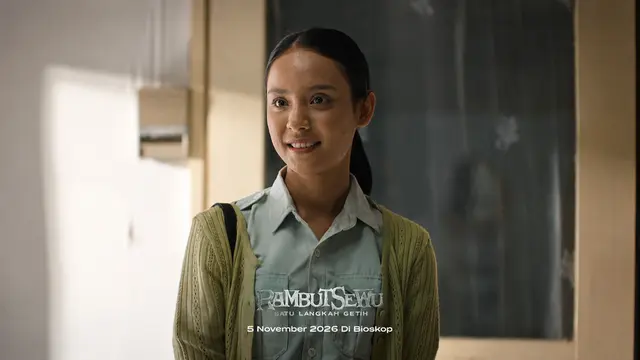 Wavi Zihan sebagai Wulan dalam film Rambut Sewu: Satu Langkah Getih. (dok. Mika Entertainment)