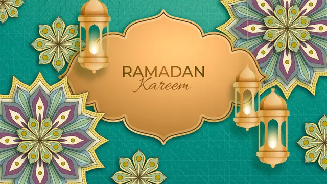 Ilustrasi bulan suci Ramadan