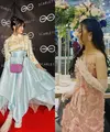 Fuji An dan Eca Aura saat di Acara Met Gala TikTok Award. [Instagram]