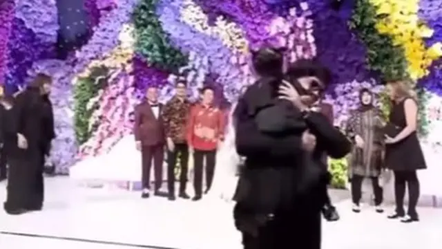 Ameena di pernikahan Mahalini (Instagram/mood.hits.official)