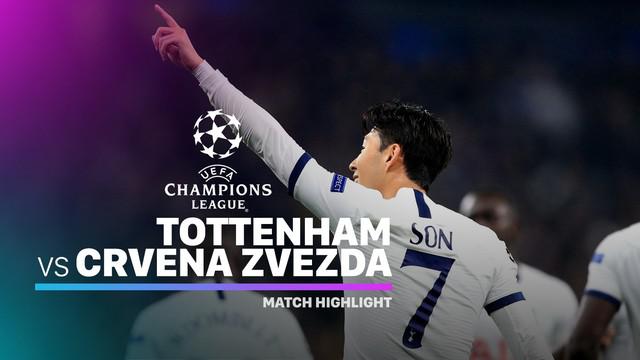 Berita video highlights matchday 3 Grup B Liga Champions 2019-2020 antara Tottenham Hotspur melawan Crvena Zvezda yang berakhir dengan skor 5-0, Selasa (22/10/2019).