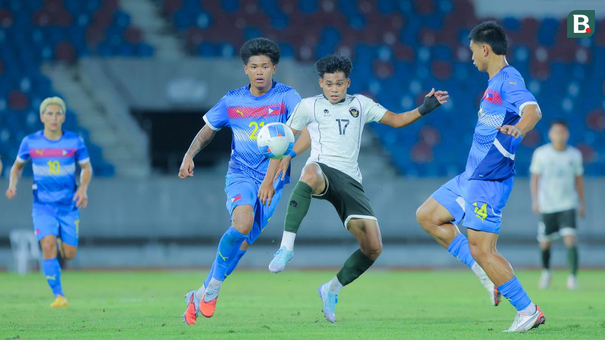 Foto: Momen Timnas Indonesia U-22 Gempur Filipina U-22 di SEA Games 2025, Sayang Selalu Kandas