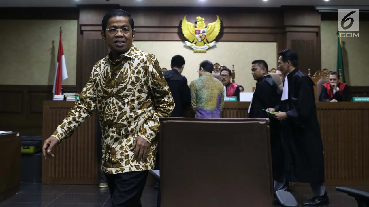 Idrus Marham Bersaksi di Sidang Dugaan Suap PLTU Riau 1