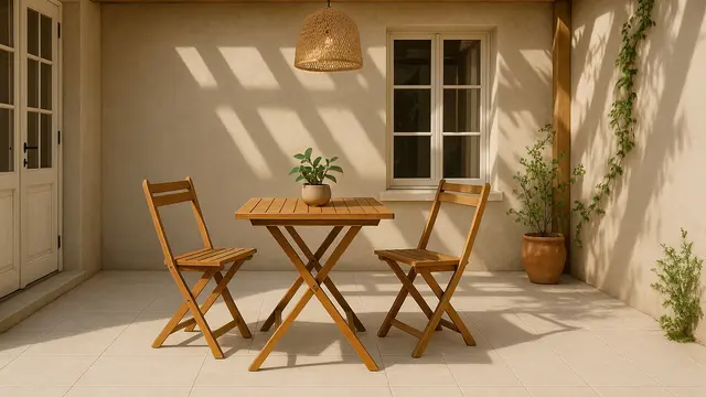Model Teras Samping Bergaya Mezze