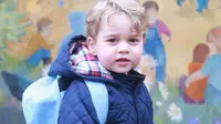 Pangeran George merasakan pengalaman pertamanya masuk sekolah. Sumber : instagram.com.