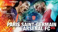 Paris Saint-Germain vs Arsenal FC (Liputan6.com/Abdillah)