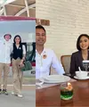 Gaya Semi Formal Selebriti Tanah Air Mencoba Kereta Cepat Bersama Jokowi