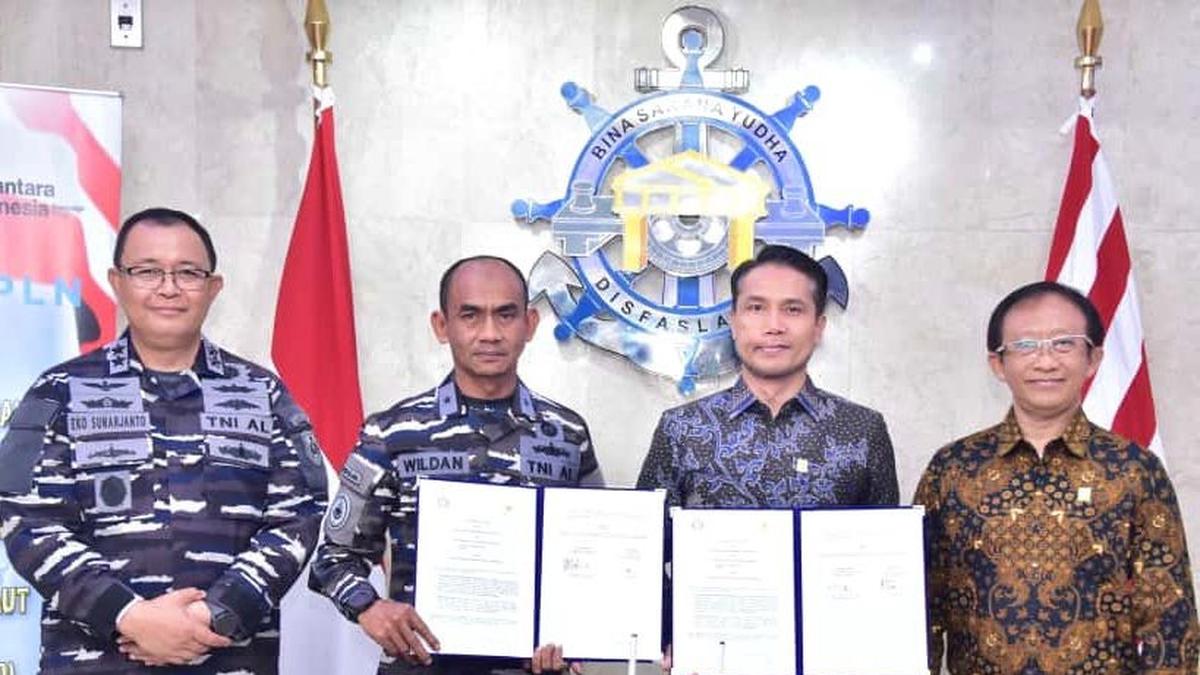 PLN dan TNI AL Bersinergi, Solusi Listrik Ramah Lingkungan untuk Pertahanan Laut