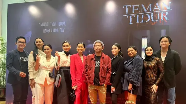 Kalina Ocktaranny kala menghadiri gala premiere film Teman Tidur di Kemang Village XXI Jakarta, Senin (27/3/2023). (Foto: Dok. Instagram @temantidur.themovie)