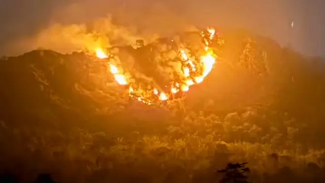 Kebakaran Gunung Bulu Saukang Maros, 68 Pendaki Sempat Terjebak