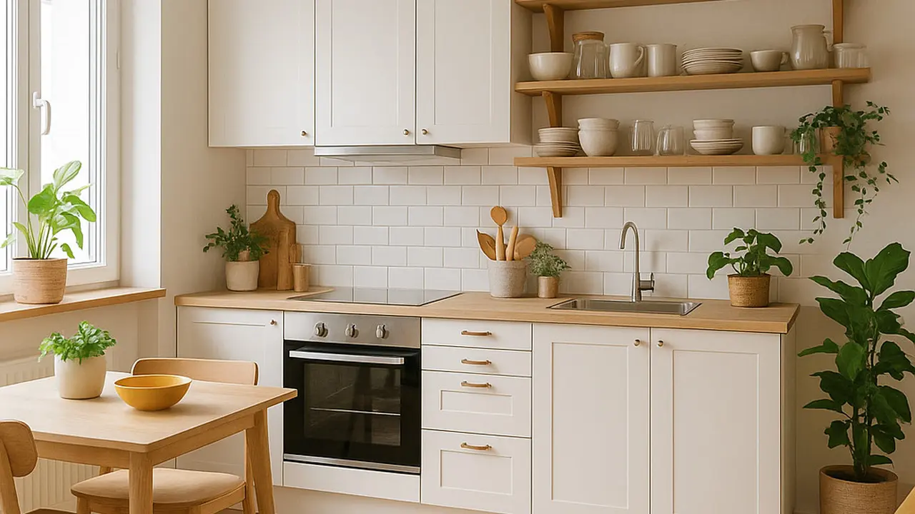 Model Rumah 6x9 dengan Dapur Terbuka Idaman Ibu-ibu Muda (Image by ChatGPT)