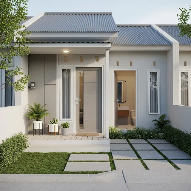 Model Rumah Kecil Ukuran 4x6 Meter dengan Budget Rp 100 Juta