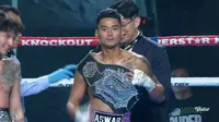 Jual Beli Pukulan di Atas Ring, Aqsa Aswar Menang Angka Atas Naufal Samudera di Superstar Knockout Vol.3