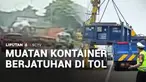 Menghindari kendaraan di depannya berhenti mendadak di Tol Jagorawi, truk trailer malah terpelanting hingga menabrak beton pembatas jalan. Terdapat empat peti kemas yang diangkut pun terlepas.