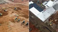 Potret Pembangunan Cepat Rumah Sakit Darurat di Wuhan dalam 10 Hari