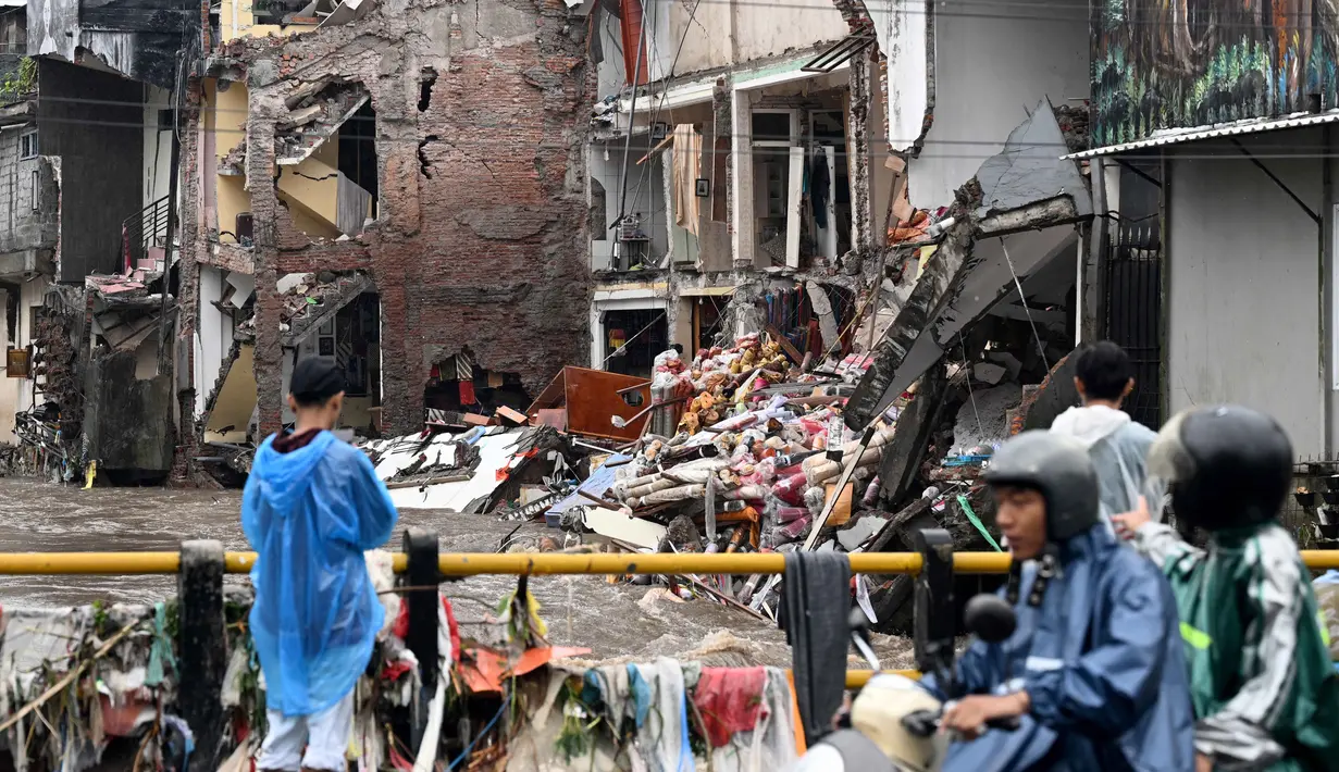 Banjir merendam sejumlah daerah di Provinsi Bali, pada Rabu 10 September 2025. (SONNY TUMBELAKA/AFP)