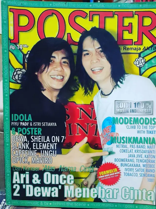 6 Foto Lawas Once Saat Jadi Cover Model Majalah, Curi Perhatian