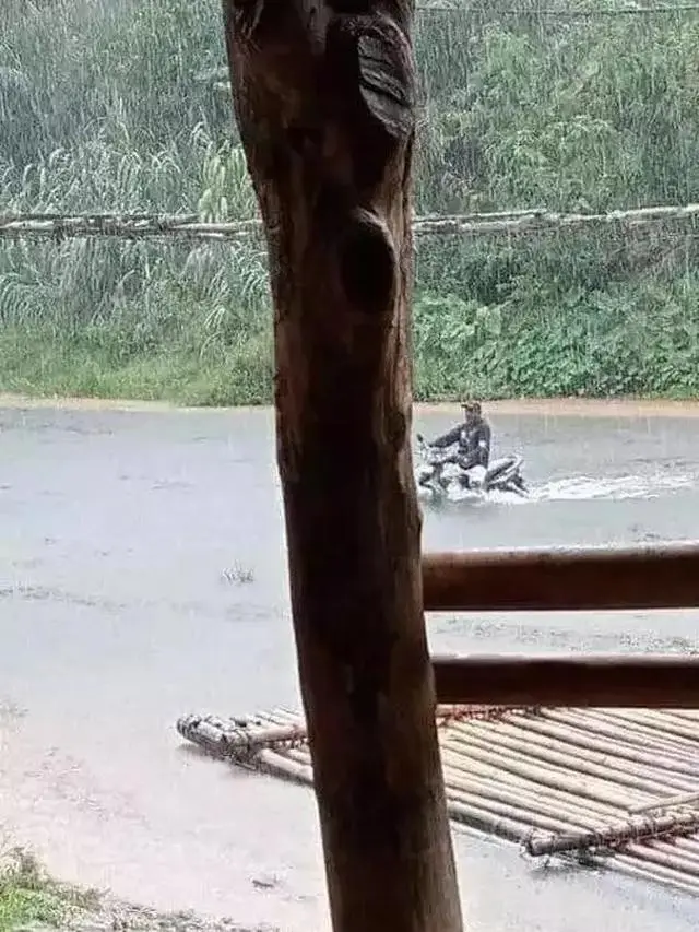 Pemotor salah pilih jalan (Ist)