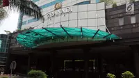 Penampakan Gedung Granadi di Jalan HR Rasuna Said Kuningan, Jakarta, Rabu (21/11). Penyitaan Gedung Granadi dilakukan guna menjalankan putusan MA atas gugatan Kejaksaan Agung terhadap Yayasan Supersemar. (Liputan6.com/JohanTallo)