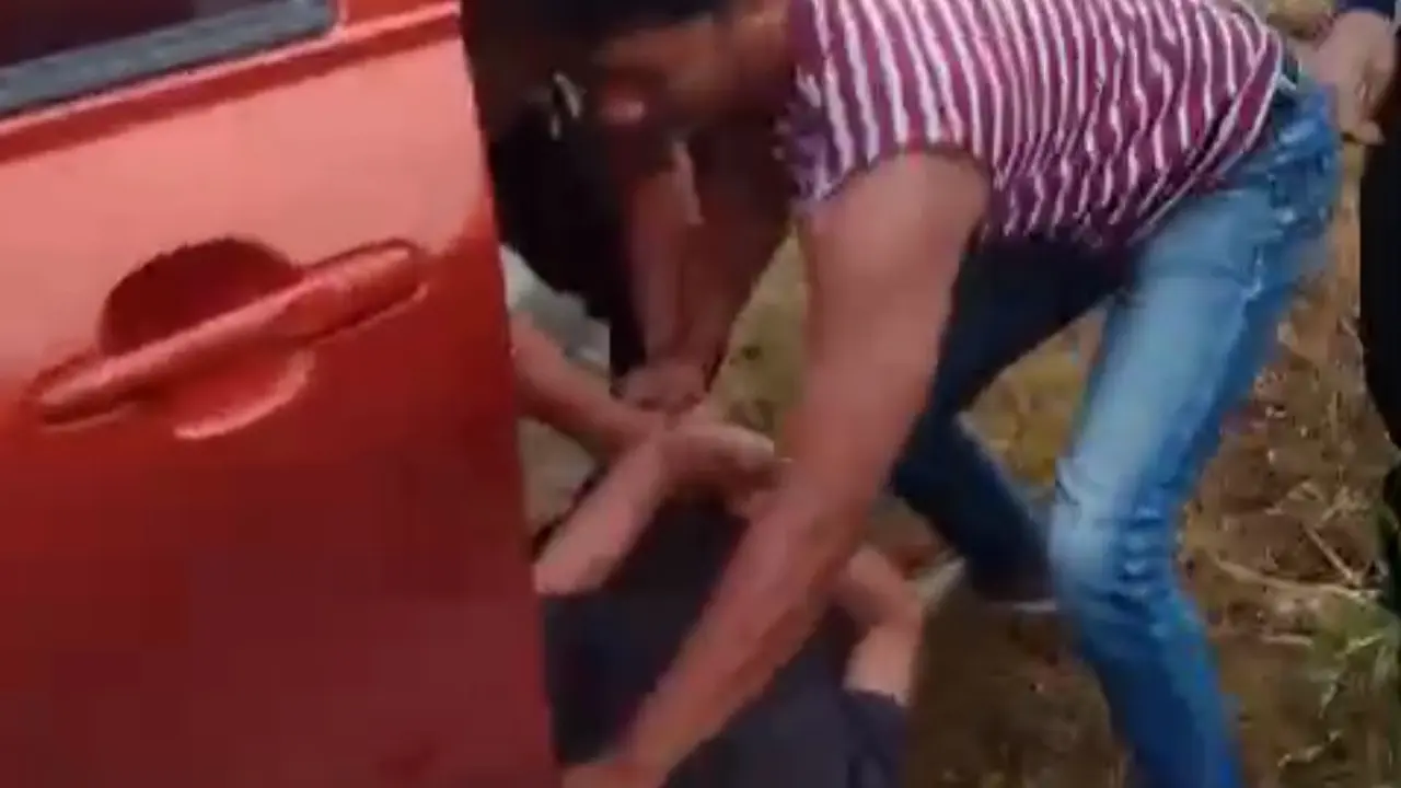 Tangkapan layar rekaman video penangkapan AE, terpidana pembunuh Briptu Singgih Abdi Hidayat. Foto : (Istimewa)