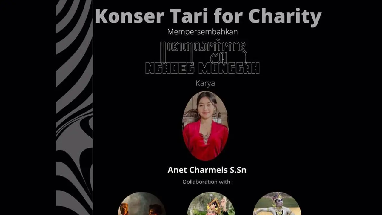Poster Konser Tari for Charity