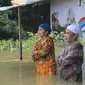 Waduk PLTA meluap dan mengakibatkan banjir rendam ribuan rumah di Riau (Liputan6.com/M.Syukur)