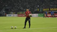 Eks kiper Timnas Indonesia, Hermansyah. (Permana Kusumadijaya/Bola.com)