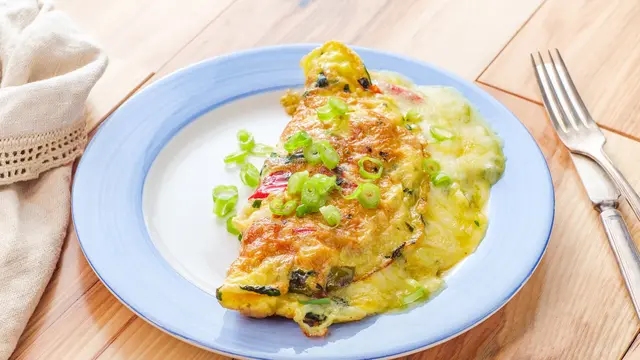 omelet keju