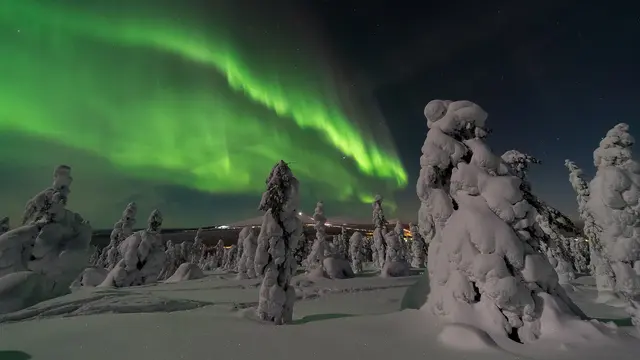 Aurora Borealis di Finlandia