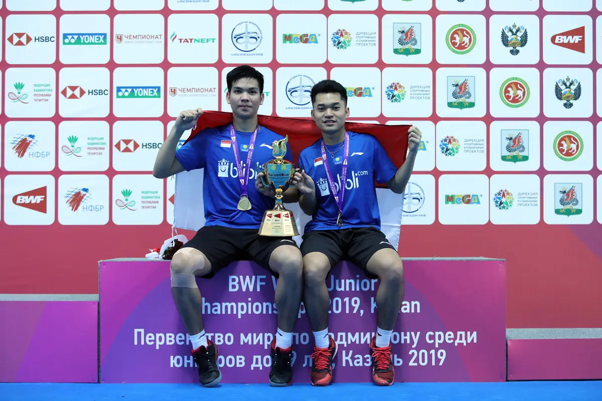 Ganda putra Indonesia, Leo Rolly Carnando/Daniel Marthin.