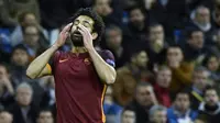 Gelandang serang AS Roma asal Mesir, Mohamed Salah. (AFP/Gerard Julien)