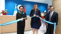 Menteri Luar Negeri RI Retno Marsudi dan Menteri Luar Negeri Guatemala Sandra Jovel meresmikan kantor Kedubes Guatemala di Jakarta. Dok: Tommy Kurnia/Liputan6.com