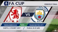 Piala FA_Middlesbrough Vs Manchester City (Bola.com/Adreanus Titus)