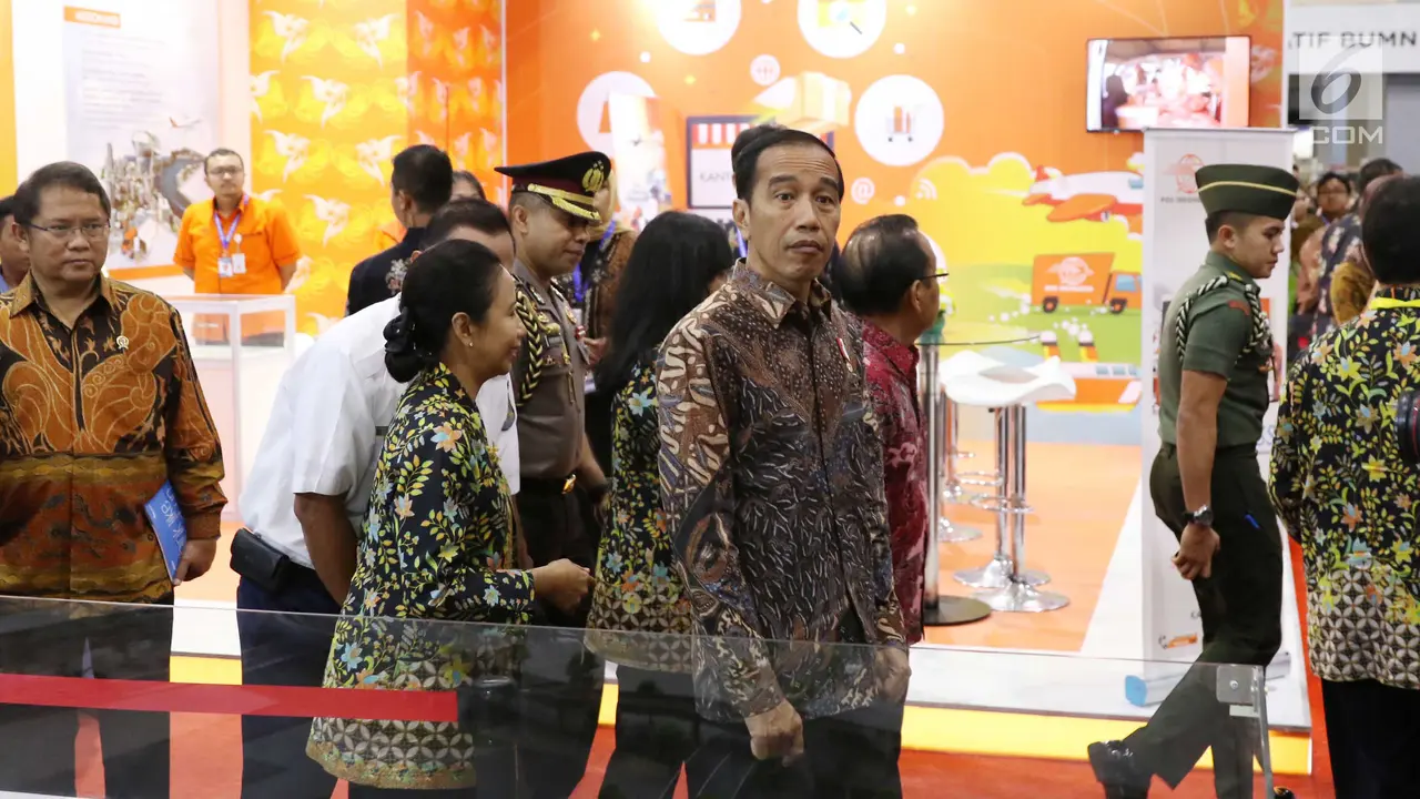 Usai Resmikan Pembukaan, Jokowi Lihat Pameran IBD Expo 2017