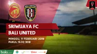 Sriwijaya FC Vs Bali United (Bola.com/Adreanus Titus)
