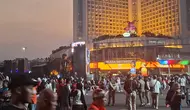 Situasi Terkini Bundaran HI Jelang Malam Puncak HUT Jakarta