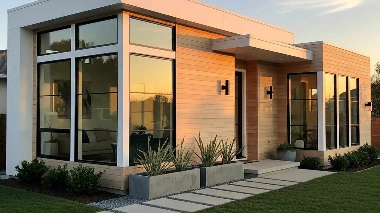 Inspirasi Rumah Kecil Modern Bergaya Pinterest Clean Estetik (Image: Gemini AI)