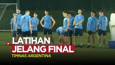 Berita video latihan timnas Argentina jelang hadapi Prancis di Final Piala Dunia 2022