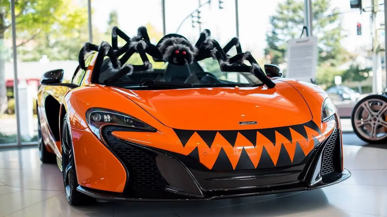 Sambut Halloween, McLaren 650S Spider Didandani Seram